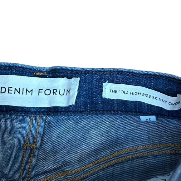 ARITZIA Denim Forum The Lola High Rise Skinny Crop - Picture 8 of 12